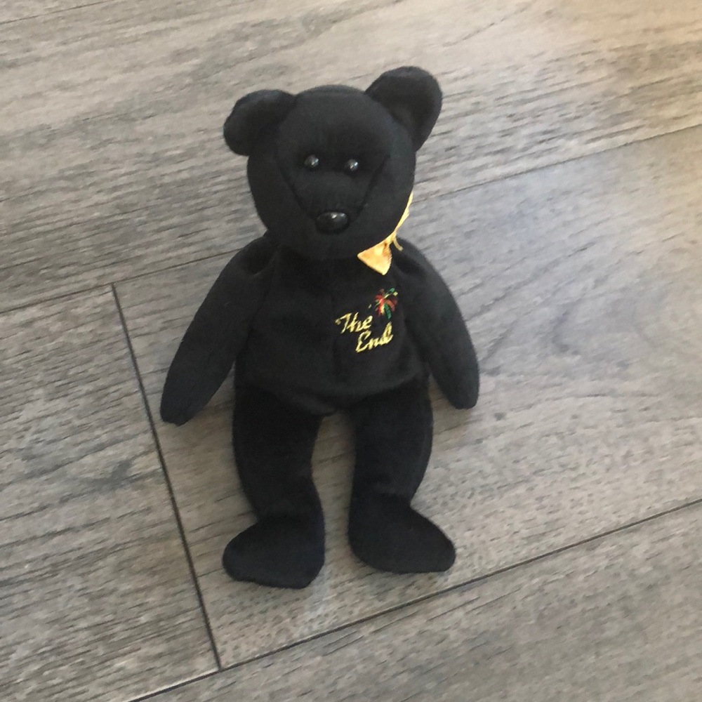 Ty Beanie Babies Vintage THE END" bear